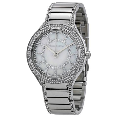 Michael Kors Kerry Mother of Pearl Stainless Steel Ladies Watch 